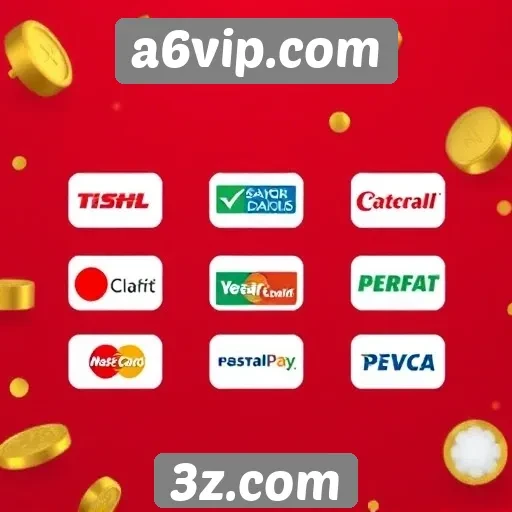 Métodos de pagamento disponíveis no a6vip.com